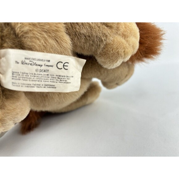 Vintage Disney Lady and the Tramp Plush Lady Laying Down Pink Bow Stuffed Animal - Picture 9 of 12